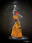 Flamenco Canvas Paintings - flamenco 5